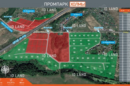 «Промпарк Холмы» - земля промназначения по доступной цене!
